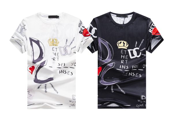 

men's t-shirt designer letter printing stylist casual summer breathable clothing for men and women high-grade high-quality cym20, White;black