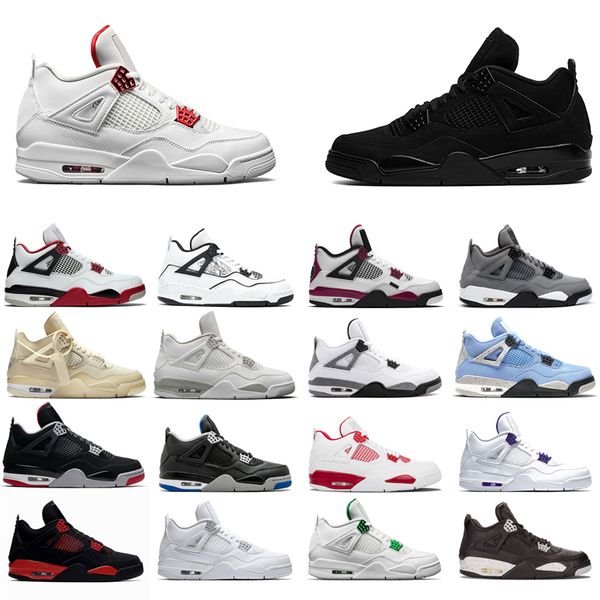 

shoes basketball shoes 4s man white oreo cement university red blue travis sail thunder olivia kim cat taupe haze pine green pure money