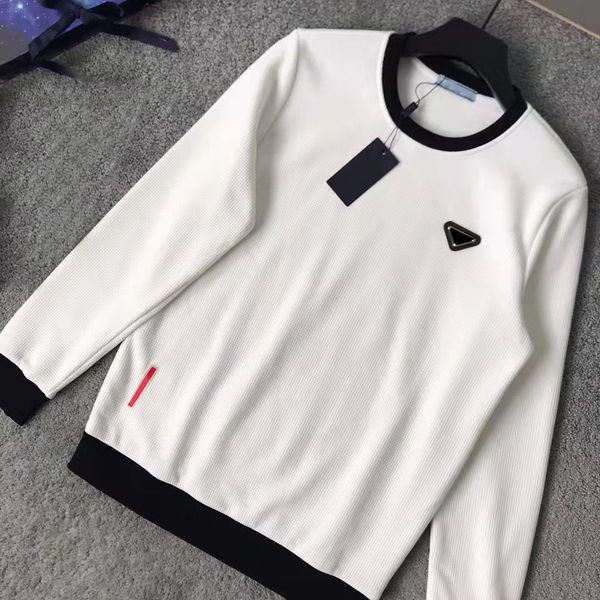 

man sweaters designer long sleves knits sweater wool letters budge embroidery fashion hoodies pullover sweatshirt men knit jumpers asian si, White;black