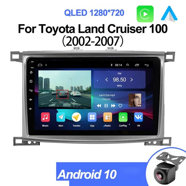 10,1 дюйма Android Car GPS Navigation Video для Toyota LC 100 2005-2007 Stereo Audio Radio Bluetooth 1G 16G