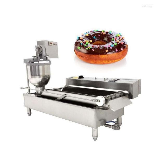 Brotbackautomaten 6KW Hochwertige vollautomatische elektrische Donutmaschine Edelstahlherstellung Phil22