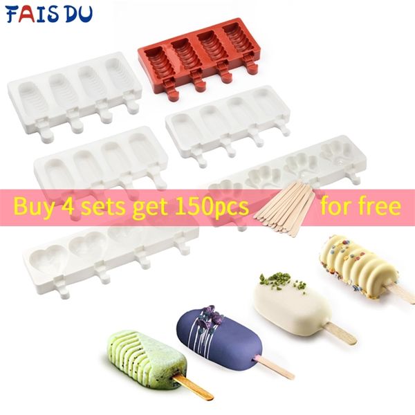

ice cream molds silicone popsicle mold e ice cream maker diy dessert mould form for popsicle mould cakesicle mold tools 220611