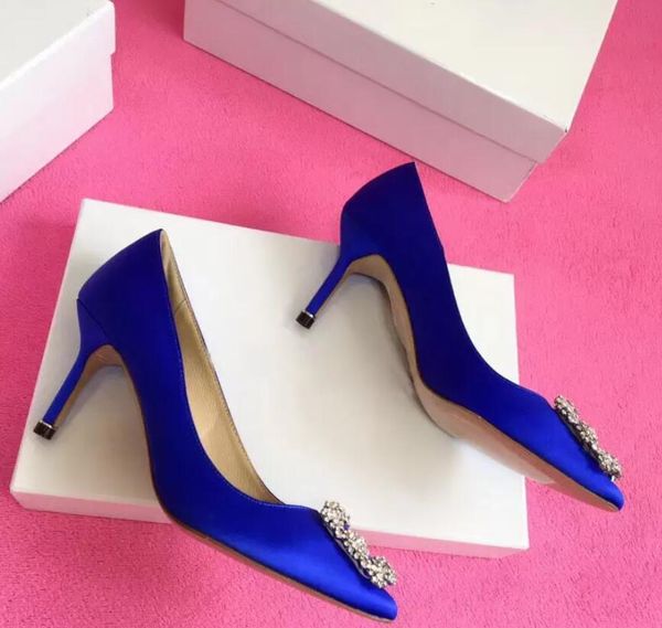 

amina muaddi heel wedding designer party high heels sandals shoes hangisi 70mm bride women ladies sandals fashion dress shoe pointed toe hig, Black