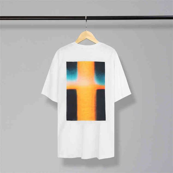 

50% discount god of fog essentials fear multi thread p printed short sleeve men's and women's loose fashion brand t-shirt factory, White;black