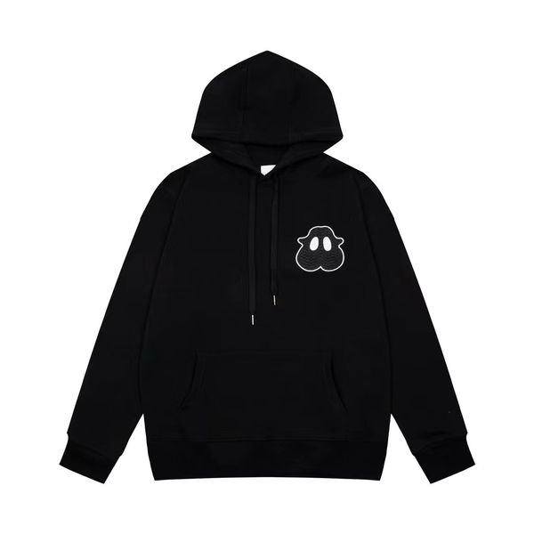

designer men's hoodies luxury woman's hooded sweatshirts letter print reflective clothes winter warm sweater aesthetic pullover fa, Black