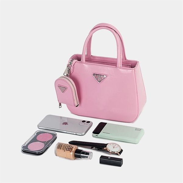 

80% off summer bright leather handbag fashion three purpose women's high sense handbags227p