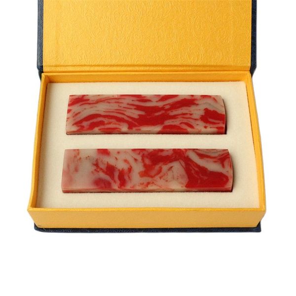 

chinese seal jade stone collection seal soapstone seal 2 and box, Silver