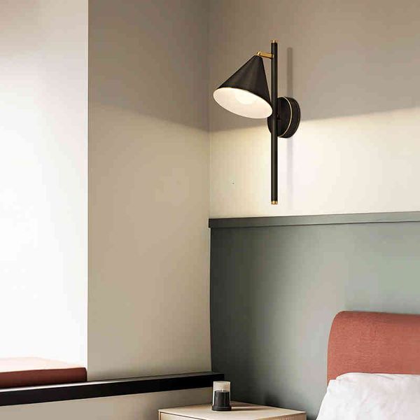 

pendant lamps minimalist all copper wall lamp designer creative light luxury postmodern simple stair corridor living room bedroom