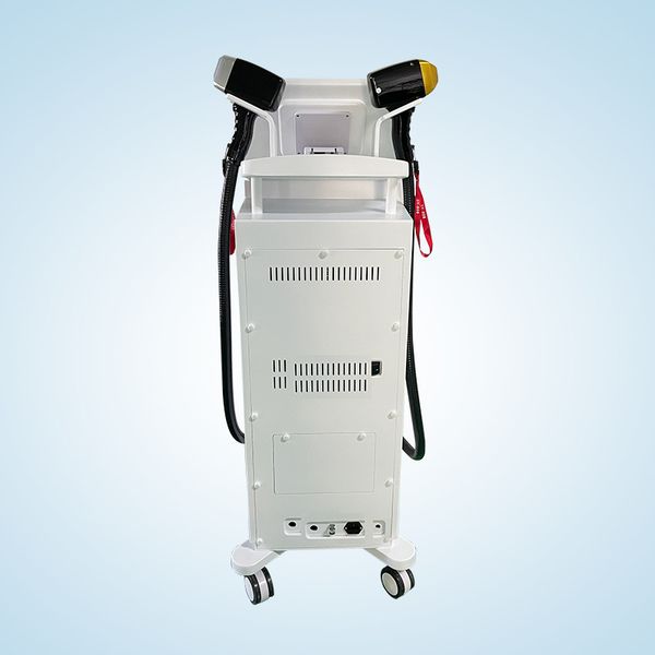 

2022 double handle diode laser hair removal machine reasonable factory directly sales price spa clinic use, Black