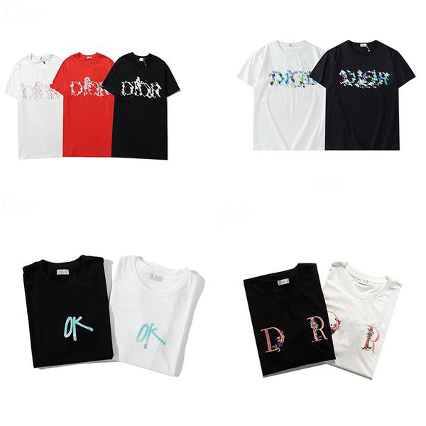

women hoodies mens t-shirts fashion sweatshirts embroidered short sleeve mens casual, White;black
