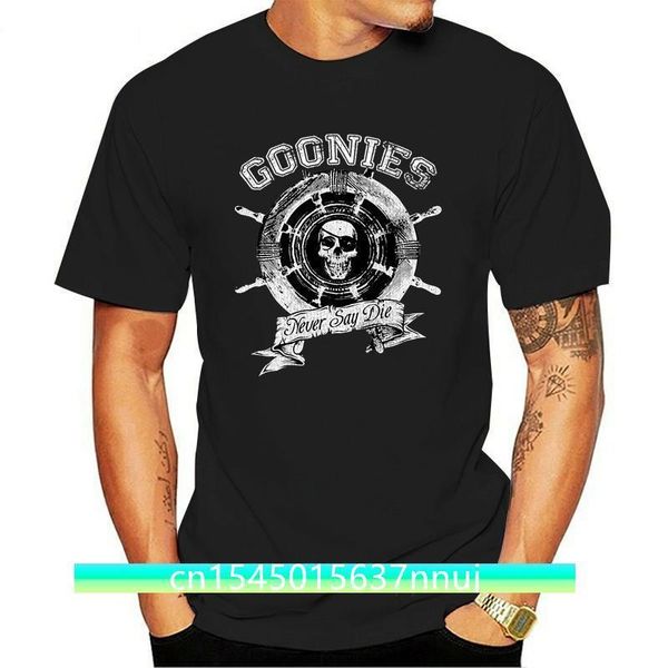 Мужская футболка Goonies Never Say Die с принтом и коротким рукавом SXXXL для отдыха, милое здание, весна-осень, семейная рубашка 220702