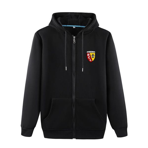 

rc lens football team 2020 autumn soccer sports fashion sweater men's football outdoor jogging warm clothing casual autumn ja240s, Blue;black