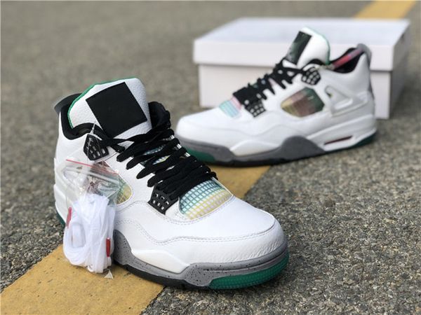 

jumpman 4 4s rasta basketball designer shoes outdoor running trainers sports size 40--47.5 ship with box