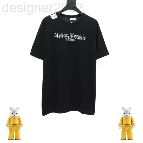 

women's t-shirt designer aw brand mm6 co branded early autumn series products original 1:1 accessories high version for men and women q, White