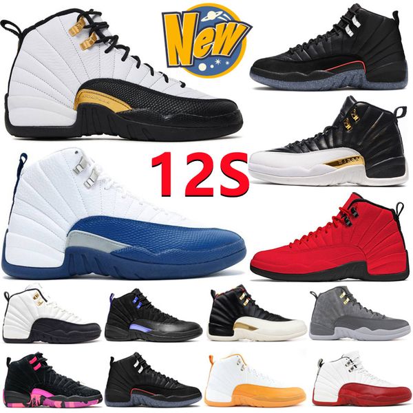 

new 12s men basketball shoes 12 xii doernbecher twist grind flu game ovo university gold dark concord red royalty indigo game royal taxi fre
