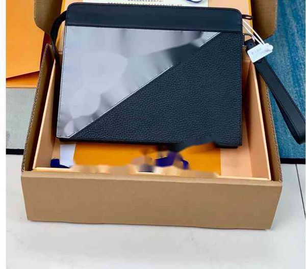 

m81310 standing pouch clutch luxury brand designer shoulder bag messenger bag clutches real leather evening pouches mini belt bags long wall
