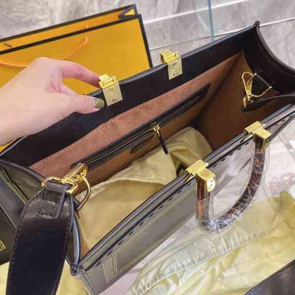 

shoulder bag luxury fashion large capacity handbag women brand designer tote genuine leather mobile wallet 1127