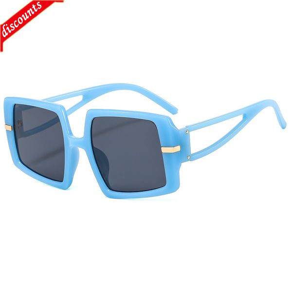 

men's women's fashion trend brand sunglasses wholesale large frame catwalk outdoor, White;black