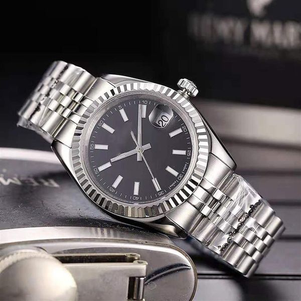 

mens watch automatic mechanical watches stainless steel strap 40mm 36mm ladies wristwatch classic wristwatches perfect quality wat2574, Slivery;brown