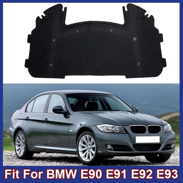 Auto Organizer Haube Motor Sound Wärmedämmung Baumwolle Pad Schalldichte Thermische Matte Für E90 E91 E92 E93 323i 325iCar OrganizerCar