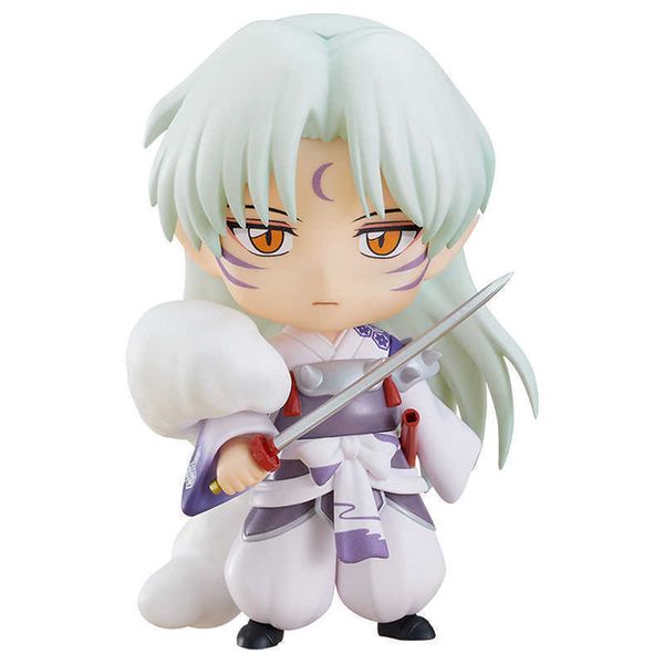 

huiya01 pre-sale inuyasha sesshoumaru anime characters q version figure model toys deskdecoration collectibles model toys q0722