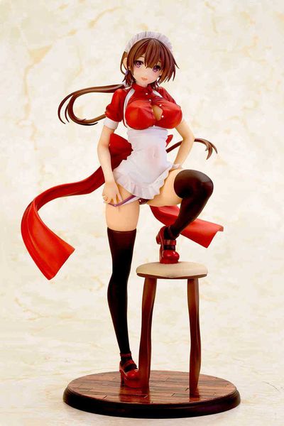 

huiya01 25cm alphamax skytube stp illustrated maid anime figure girl pvc action figure toys collection model doll gift r0327