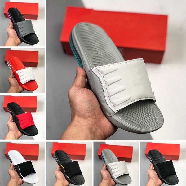 

2021 summer 98 men women slippers fashion slides 98s triple black white grey outdoor slide mens flat flip flops beach l slipper j68w