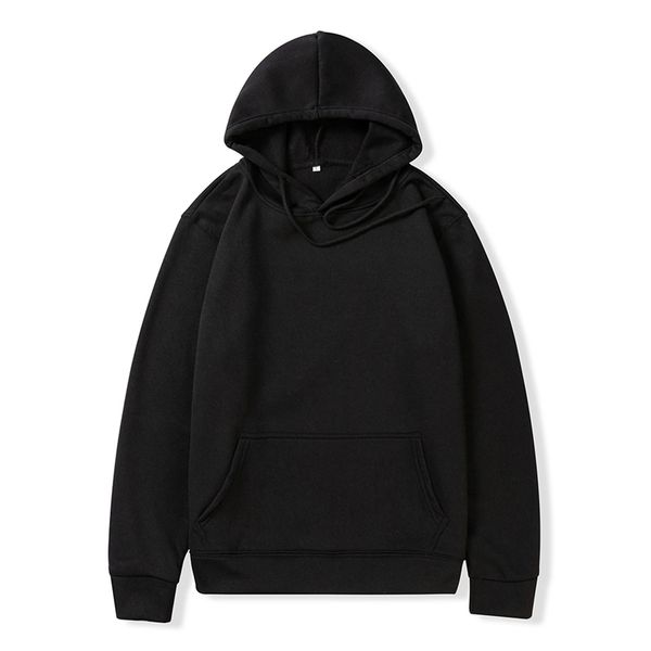 

fashion brand menswomens hoodies autumn male casual hoodies sweatshirts mens solid color hoodies sweatshirt 220805, Black