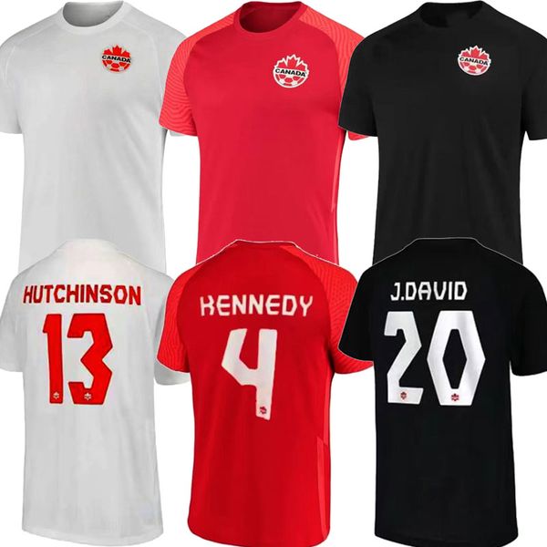 

man woman 2021 canada davies 19 soccer jersey hoilett 10 cavallini 11 david 20 kaye 14 laryea 22 millar 23 men's popular discount wears, Black;yellow