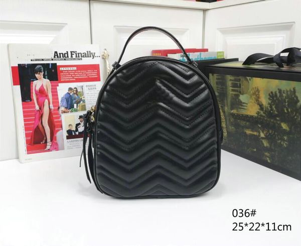 

designer backpack luxury purse double shoulder straps backpacks women wallet real leather bags lady plaid purses duffle luggage 036# 25cm