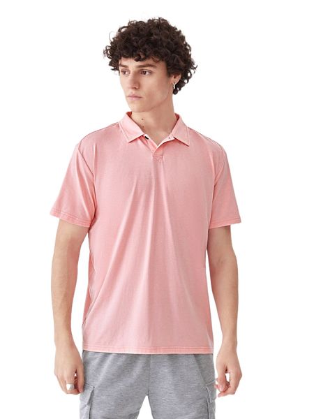 

1pc solid polo shirt r9nn#, White;black
