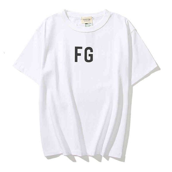 

50% discount bagsnew and summer 2022 spring double thread essentials high street fg rich reverse wear colorful reflective short sleeve t-shi, White;black