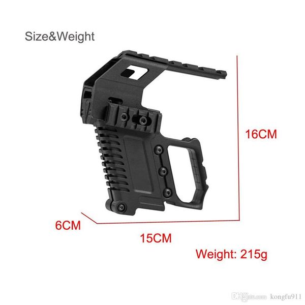 

glr 440 for g17/g18/g19 micro conversion kits rail base loading device carbine kit quick reload2427