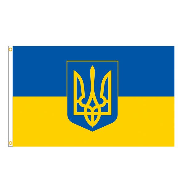 

90*150cm national ukraine flag flying flag no flagpole home decoration flags banner blue yellow flags 2022