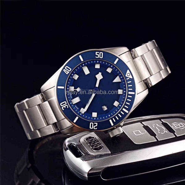 

watch luxury designer fashion tudorsmens stainless steel tudo watch automatic mechanical leather 42mm diameter ceramic wristwatch v2h6 6uwo, Slivery;golden