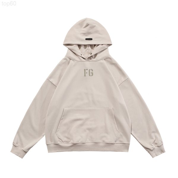 

men's hoodies & sweatshirts designer autumn winter coat season 7 main line flocking letter printing high street men's and women&#0, Black