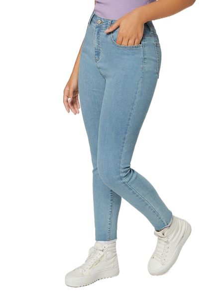 

slant pocket skinny jeans k09d#, Blue