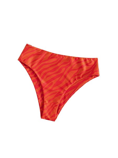 

zebra striped bikini bottom 16ui#, White;black
