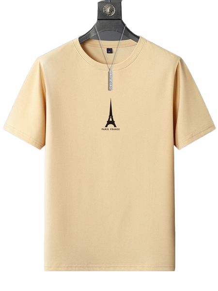 

men tower & letter graphic tee o3s5#, White;black