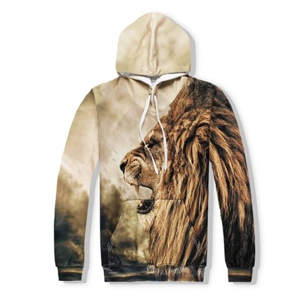 

s 3d printed tiger men hoodies fashion styles males wholesale 201128, Black