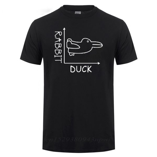 

brain teaser duck rabbit fun math t shirt father's day present birthday gift for men him daddy father t-shirt 220509, White;black