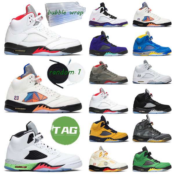 

jumpman 5 men basketball shoes 5s camo 3 sail metallic white cement pro stars oregon international flight mens trainer sports sneakers