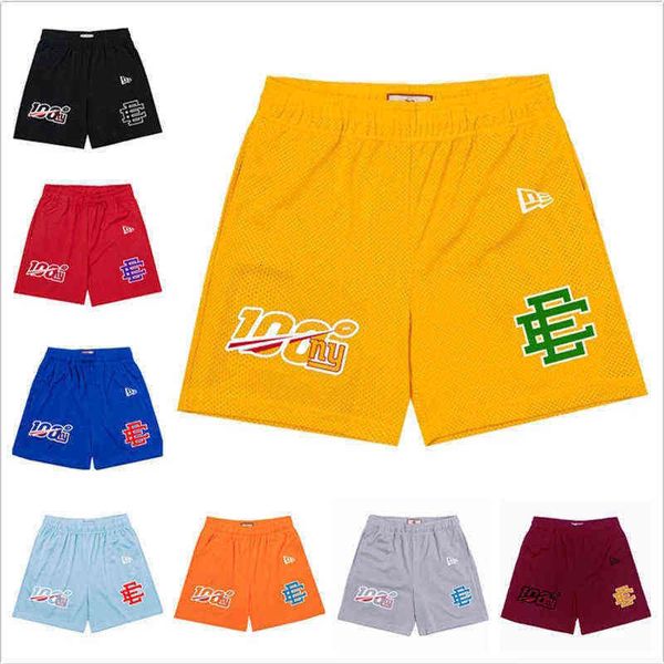 

2022 new summer men women beach shorts casual fitness pants men's mesh breathable ee printed fashion street outdoor all-match trendy sh, White;black