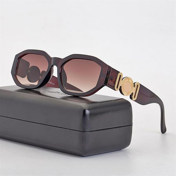 

2021 irregular frame for women men fashion sunglasses luxury black pink retro glasses lunette femme luxe head decora uv400204v, White;black