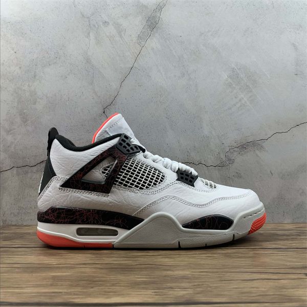 

mens 4 pale citron basketball shoes jumpman iv sports sneakers ship with size