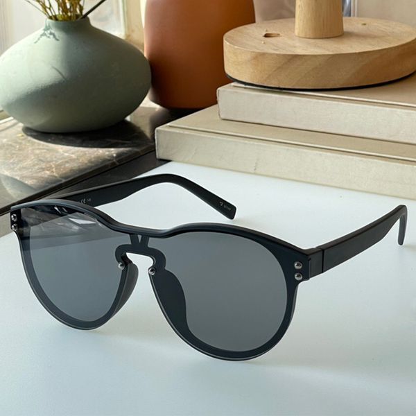 

luxury waimea round sunglasses mens designer damier pattern glasses keyhole woman matte frame letter printed color film glasses leisure styl, White;black