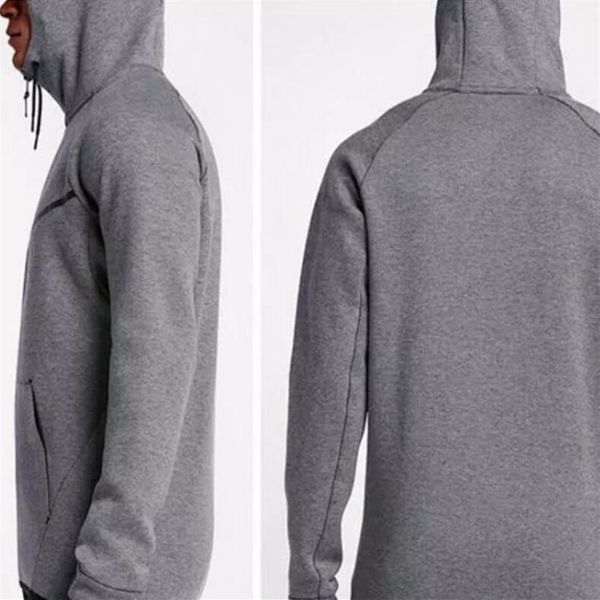 

2019windrunner tech fleece basketball hooded jacket owen space cotton plus velvet running zipper cardigan hoodie nnkb-007annk300c, Black