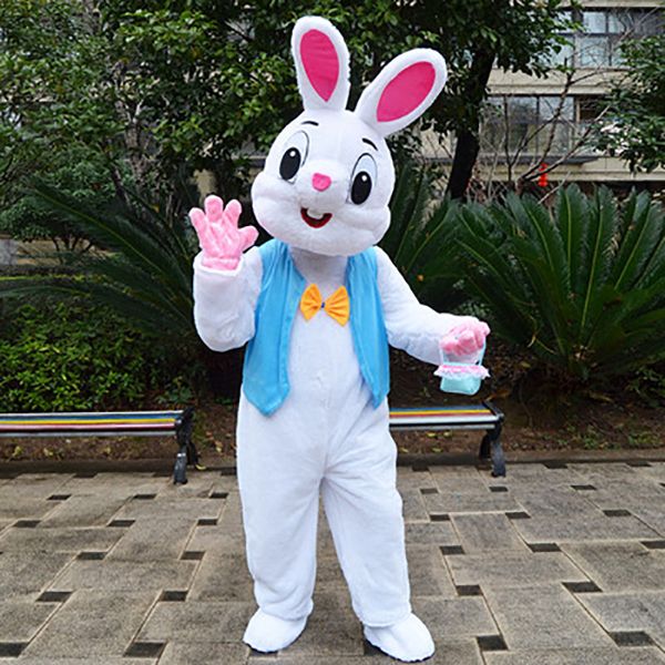 

easter bunny mascot costume animation rabbit halloween birthday party, Red;yellow