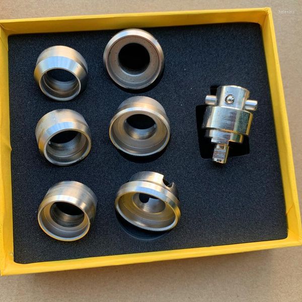 Reparatur-Werkzeug-Sets 18,5 mm-29,5 mm 6 Stück #5538 Uhrengehäuse-Öffner-Matrizen-Adapter für #5700 Oyster Hele22