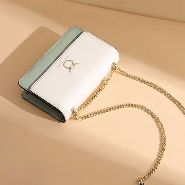 

light luxury brand net red color matching bag women's bag version of fashion foreign head chain bag female niche girl